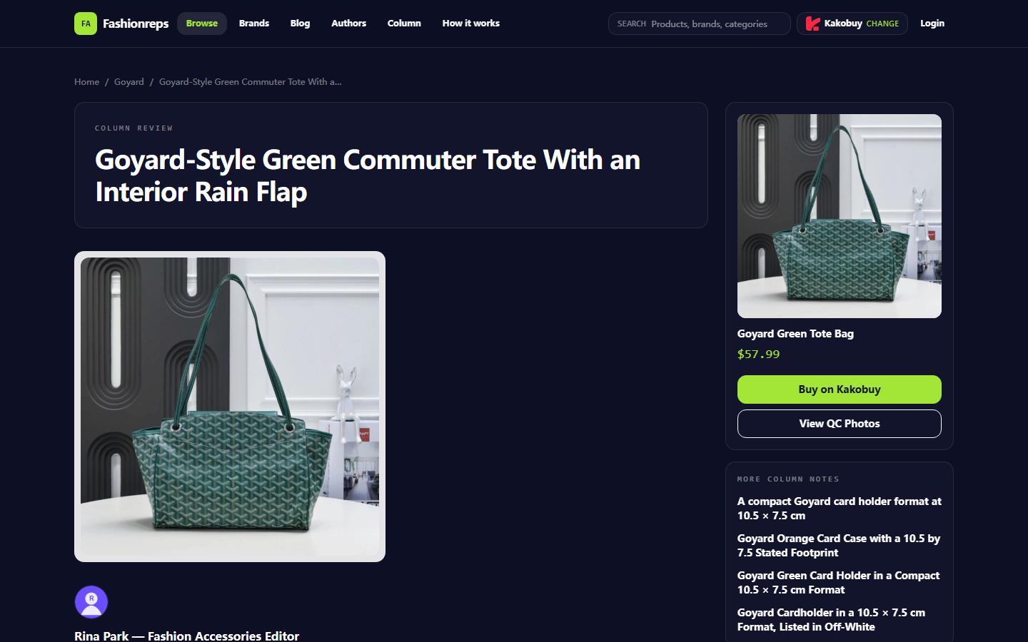 Goyard Bag Comparison: Check Product Pages and Order Support