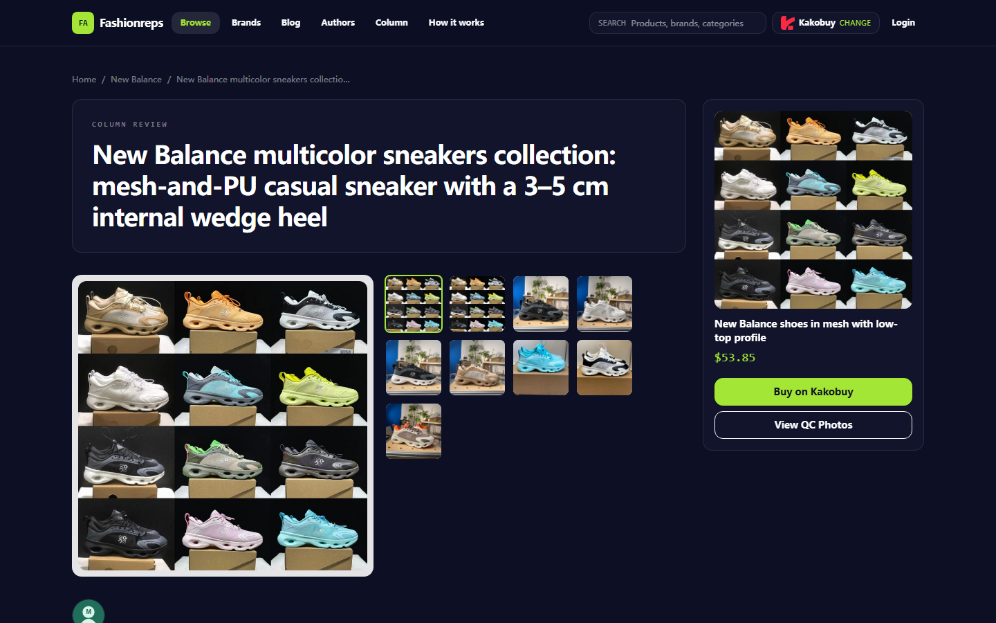 fashionreps New Balance: Size Notes & QC Before Ordering
