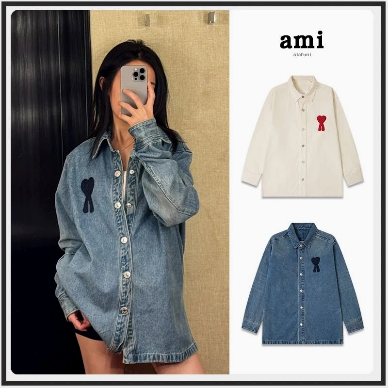 Ami Paris Heart-Embroidered Denim Jacket Review: Button Hardware, Arrival Odour and a $45.97 Trucker