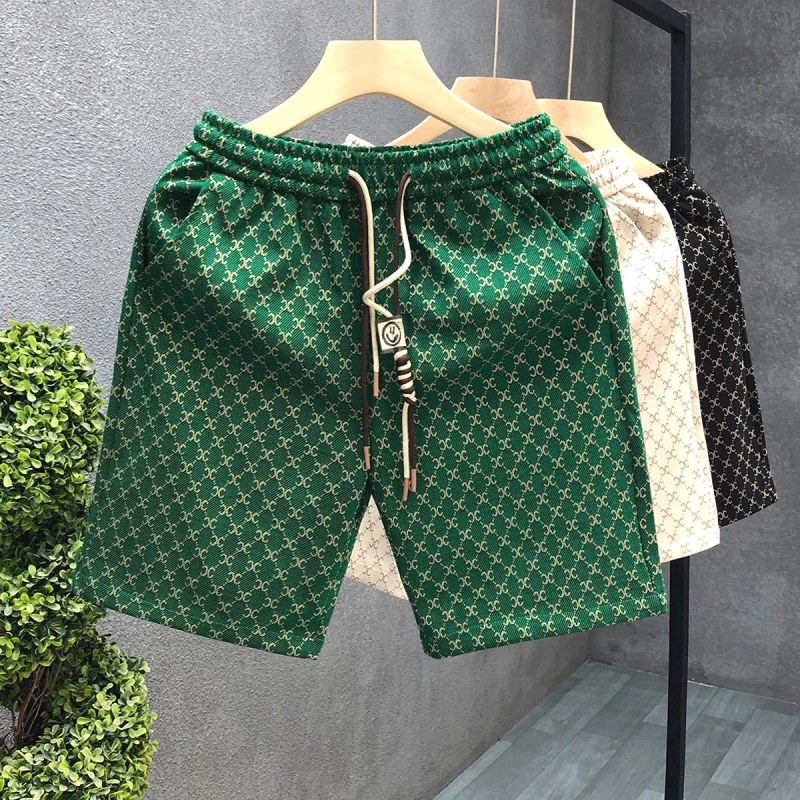 Celine All-Over Print Green Shorts: A Three-Tester Fit Panel on a $5.22 Pair